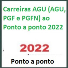 Rateio Carreiras AGU (AGU, PGF e PGFN) ao Ponto a ponto 2022